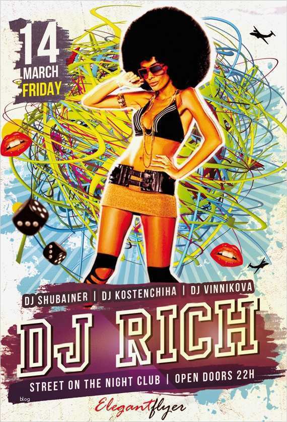 Dj Flyer Vorlagen Neu Flyer Vorlagen & Shop Templates Saxoprint Blog