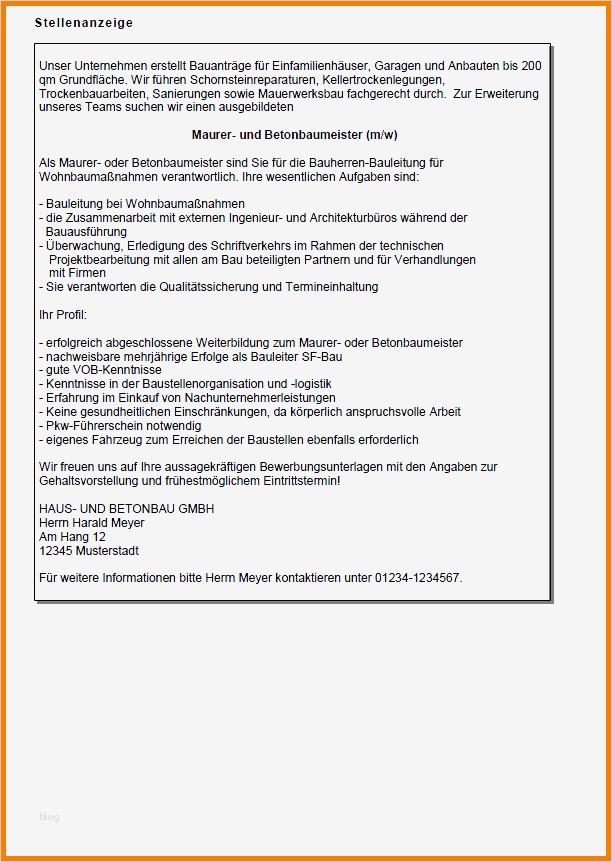 Dolmetscher Visitenkarten Vorlagen Erstaunlich 12 Bewerbung Als Bauleiter