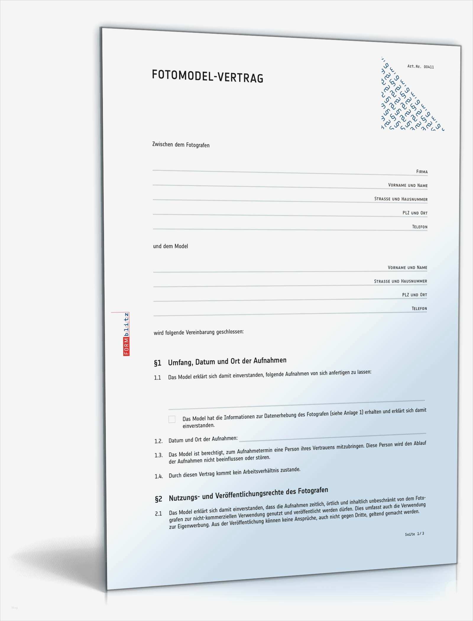 Dsgvo Folgenabschätzung Vorlage Süß Fotomodel Vertrag Rechtssicheres Muster Zum Download