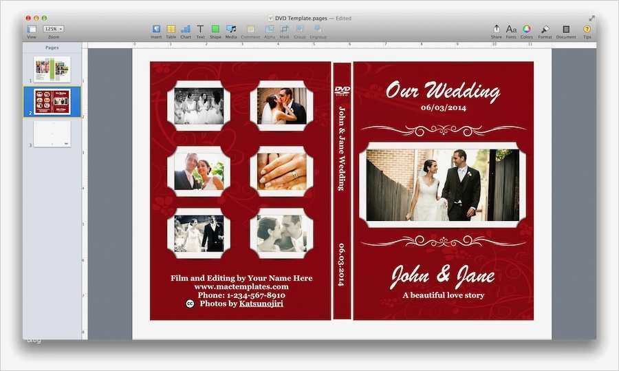Dvd Cover Vorlage Word Cool Dvd Cover Template for Pages Mactemplates
