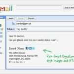 E Mail Signatur HTML Vorlage Schön 29 Gmail Signature Templates – Samples Examples &amp; format
