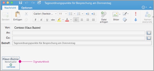 E Mail Vorlage Erstellen Mac Cool Erstellen Und Einfügen Einer Signatur In Outlook Für Mac