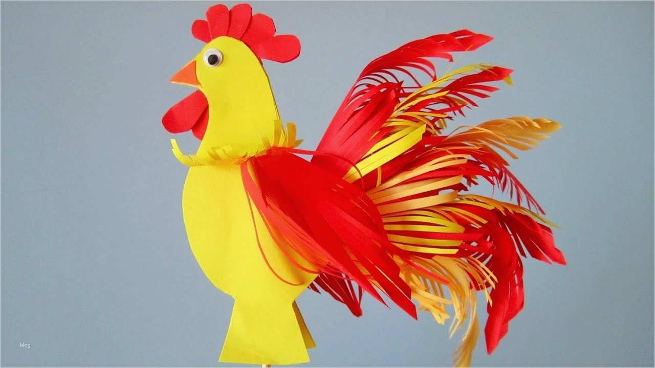 Eiffelturm Basteln Vorlage Großartig Feuerhahn Aus Papier Selber Basteln