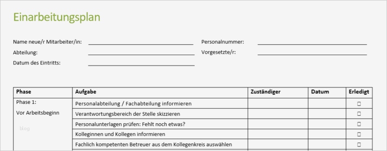 Einarbeitungsplan Erstellen Vorlage Neu Die Simple Einarbeitungsplan Vorlage Für Neue Mitarbeiter