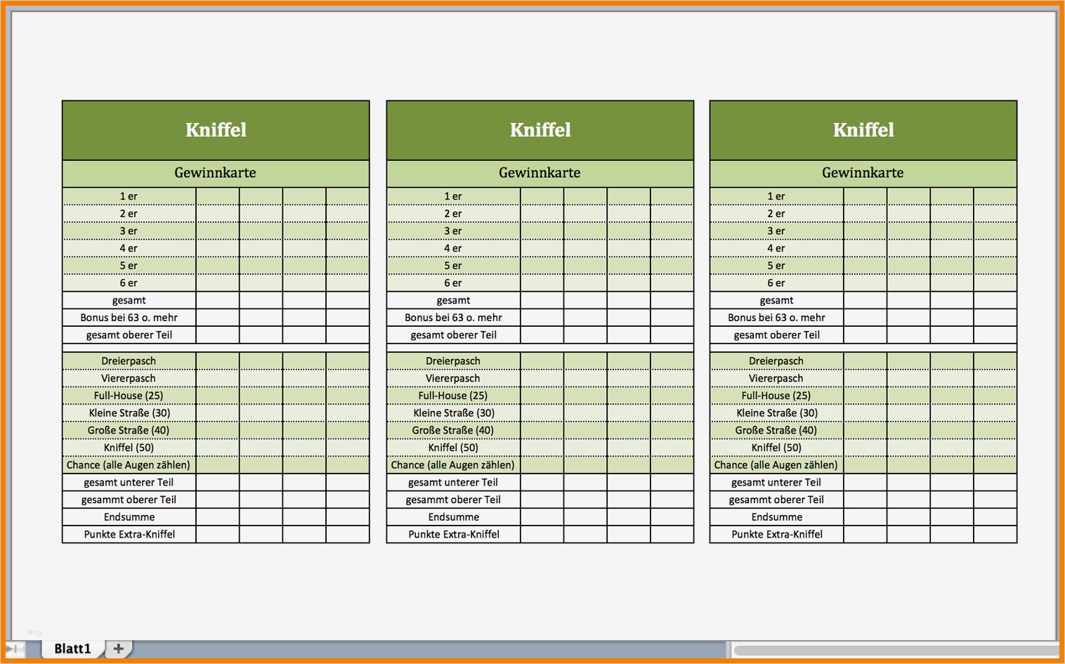 Einfacher Businessplan Vorlage Kostenlos Cool 9 Kniffel Vordruck Excel