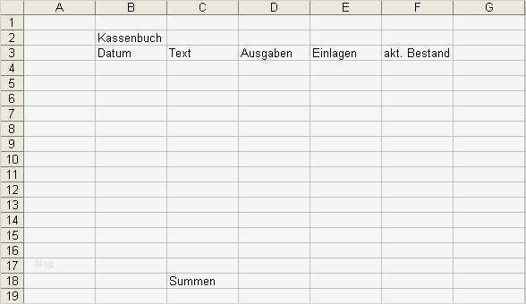 Einfaches Kassenbuch Excel Vorlage Wunderbar Excel 2003 Kassenbuch