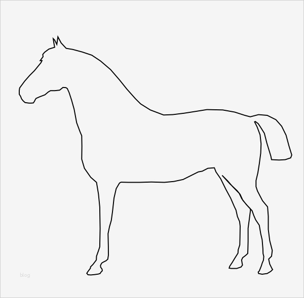 Einhorn Pinata Vorlage Erstaunlich Horse Outline Clip Art at Clker Vector Clip Art