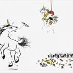 Einhorn Pinata Vorlage Großartig Happy Birthday Unicorn Card