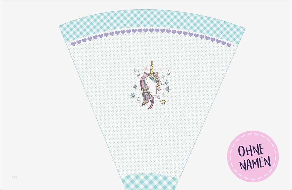 Einhorn Vorlage Zum Nähen Cool Diy Nähset Schultüte Einhorn Türkis Punkte Zum Selber