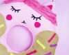Einhorn Vorlage Zum Nähen Einzigartig Diy Donut Kissen Mit Einhorn Motiv Selber Machen