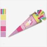 Einhorn Vorlage Zum Nähen Erstaunlich Diy Nähset Schultüte Einhorn Eis Zum Selber Nähen