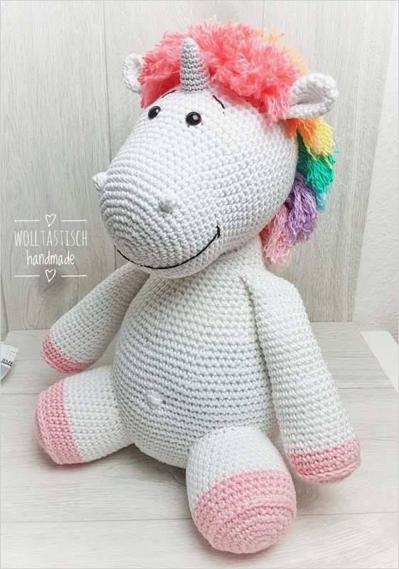 Einhorn Vorlage Zum Nähen Erstaunlich Einhorn Häkeln Xxl Einhorn Jetzt Häkeln