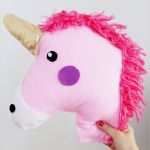 Einhorn Vorlage Zum Nähen Gut Diy Einhorn Kissen Selber Machen Anleitung Ohne Nähen