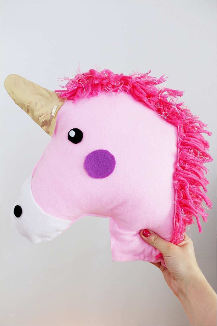 Einhorn Vorlage Zum Nähen Gut Diy Einhorn Kissen Selber Machen Anleitung Ohne Nähen