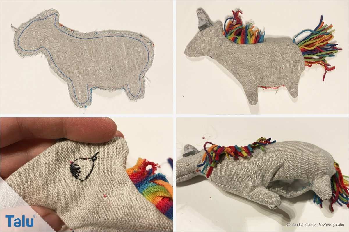 Einhorn Vorlage Zum Nähen Luxus Stofftiere Nähen Kostenlose Anleitung Zum Selber Machen