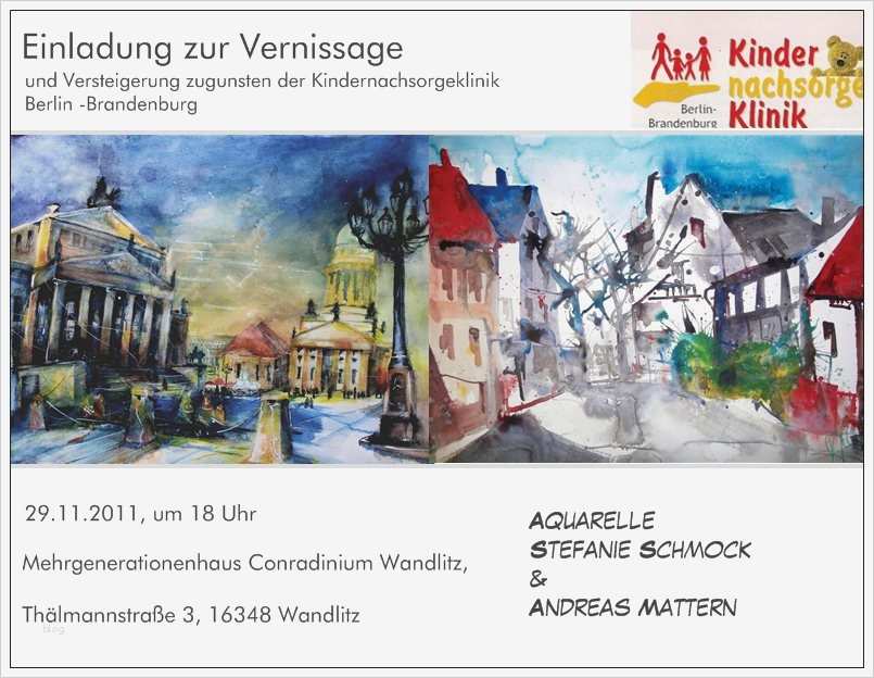 55 Hübsch Einladung Ausstellung Vorlage Modelle 2 Atelier Andreas Mattern Einladung zur Vernissage und