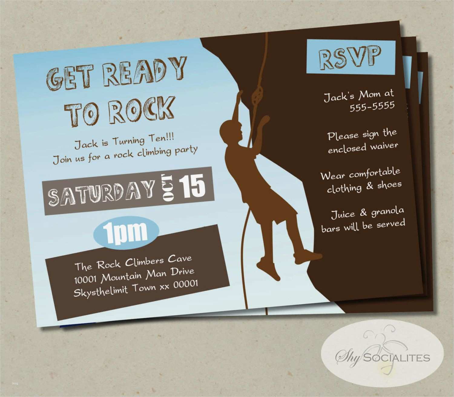 Einladung Ausstellung Vorlage Erstaunlich Vorlage Einladung Geburtstag Klettern