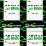 Einladung Ausstellung Vorlage Hübsch Einladung Lasertag Geburtstag