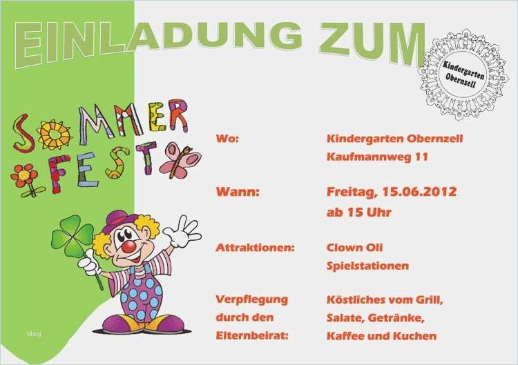 Einladung Elterngespräch Kindergarten Vorlage Luxus Einladung sommerfest Vorlage – Travelslow