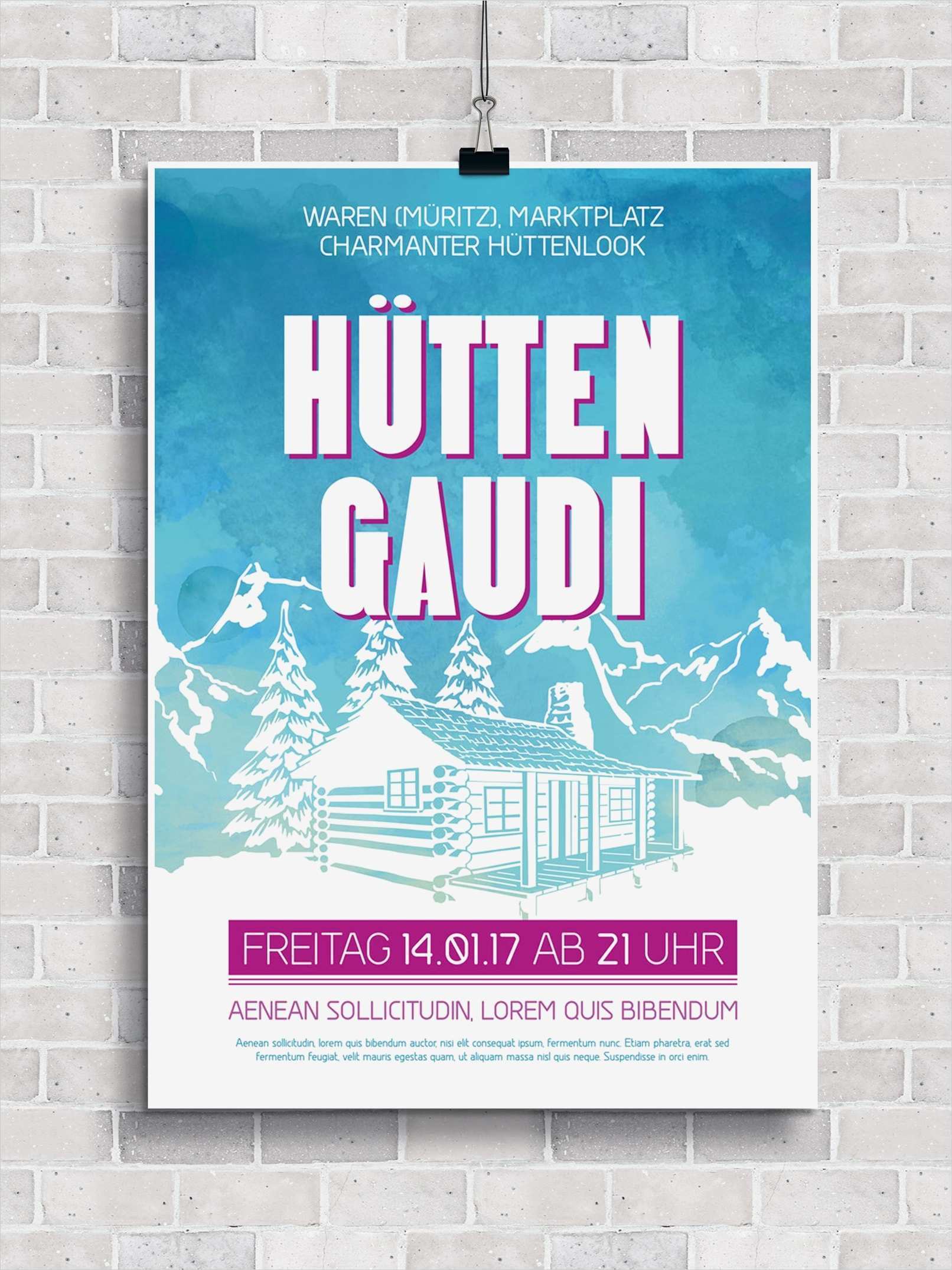 Einladung Hüttengaudi Vorlagen Großartig Flyer Vorlagen Für Après Ski Party Und Hüttengaudi
