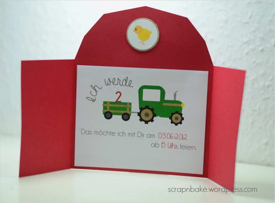 Einladung Kindergeburtstag Bauernhof Vorlage Fabelhaft Einladungskarten Oldtimer Traktor