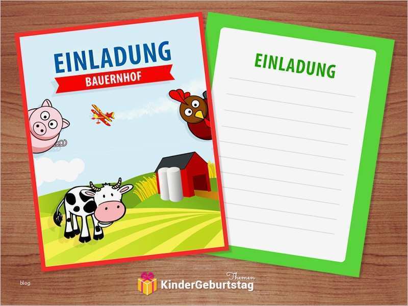 Einladung Kindergeburtstag Bauernhof Vorlage Gut Einladung Kindergeburtstag Bauernhof – Kostenlose