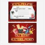 Einladung Kindergeburtstag Kino Vorlage Beste &quot;kino &quot; Kindergeburtstag Einladungskarten Online