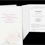 Einladung Trauerfeier Vorlage Luxus Traueranzeige Rose Pastell Klappkarte Einladung Trauerfeier