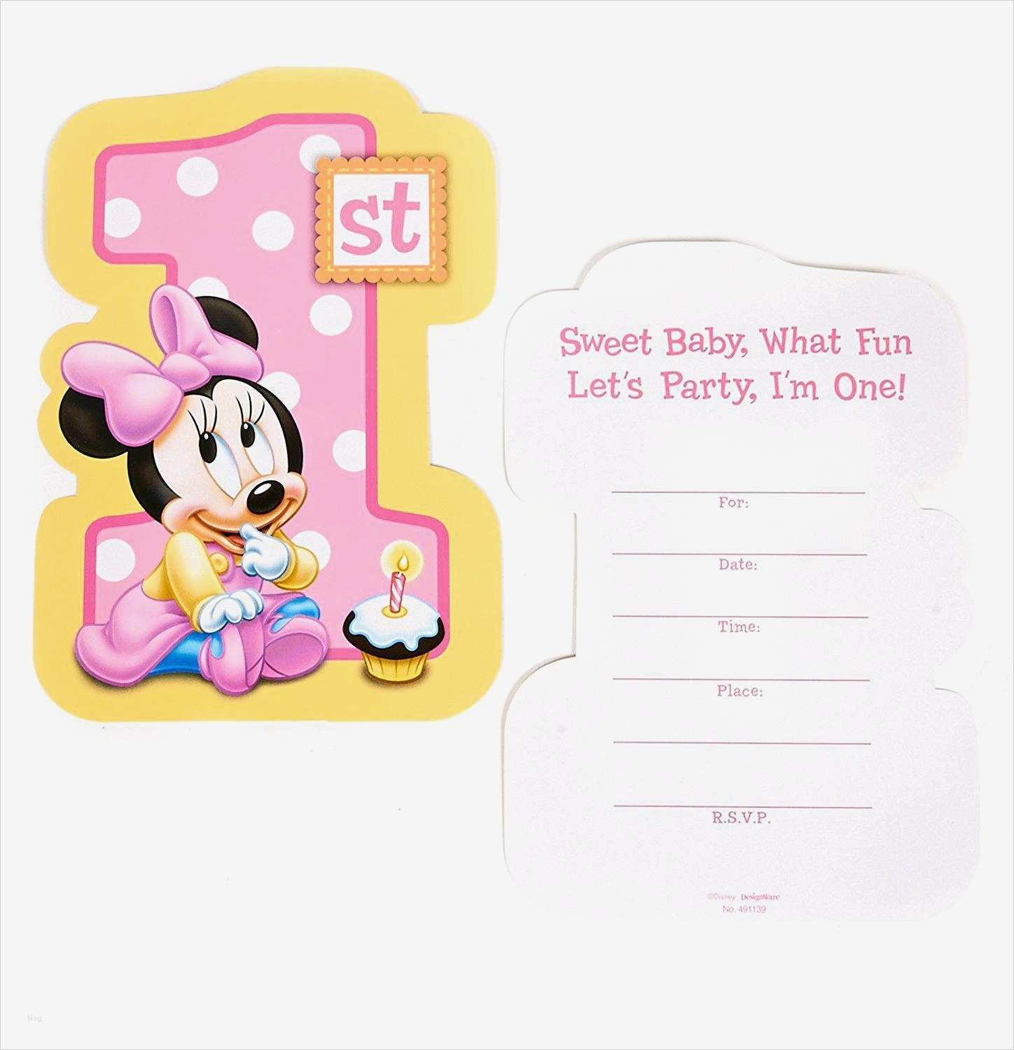 Einladung Zum 1 Geburtstag Vorlage Großartig Einladungskarten Zum 1 Geburtstag Einladungskarten 1