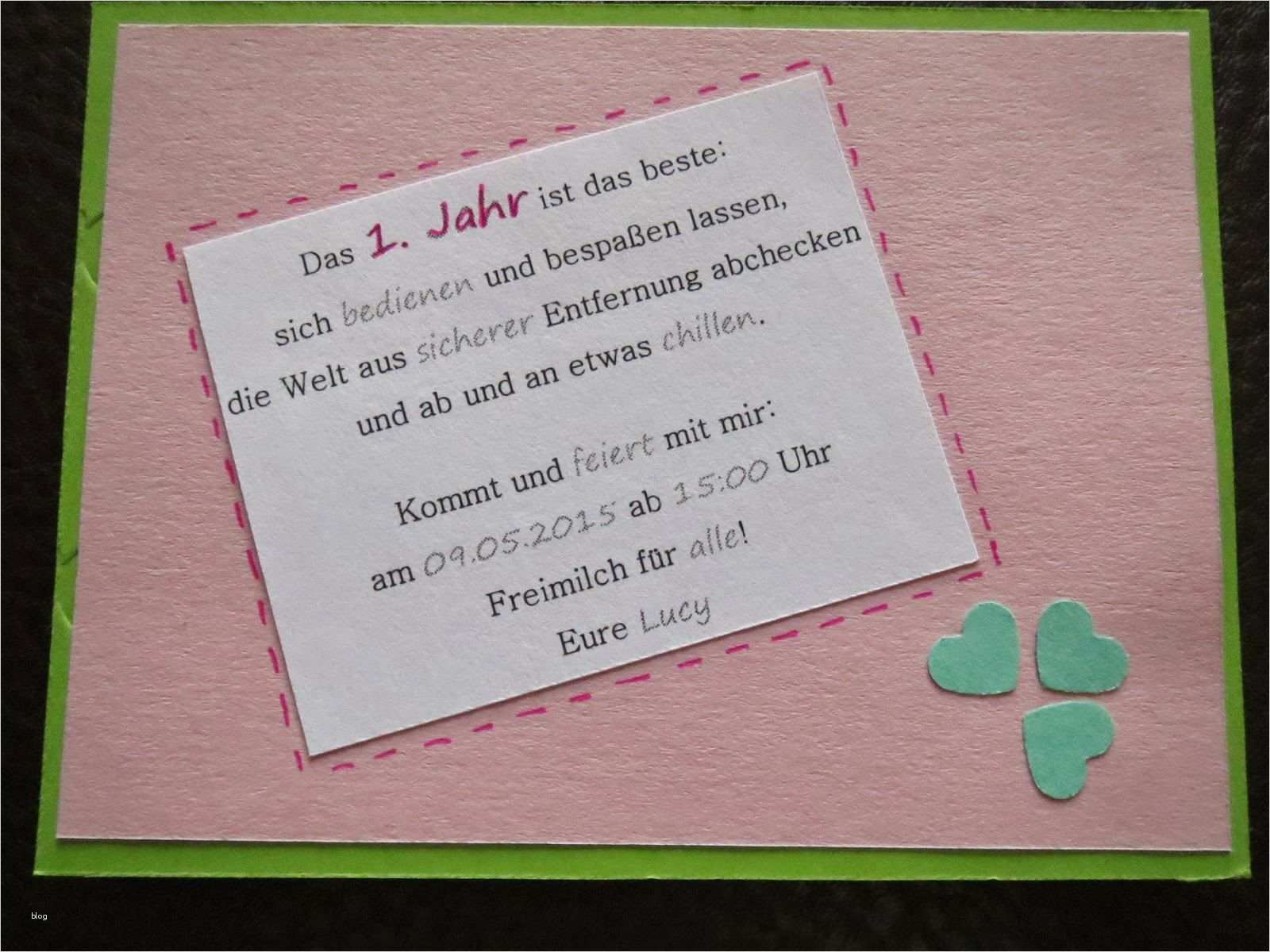 Einladung Zum 1 Geburtstag Vorlage Neu Einladung Zum 1 Geburtstag