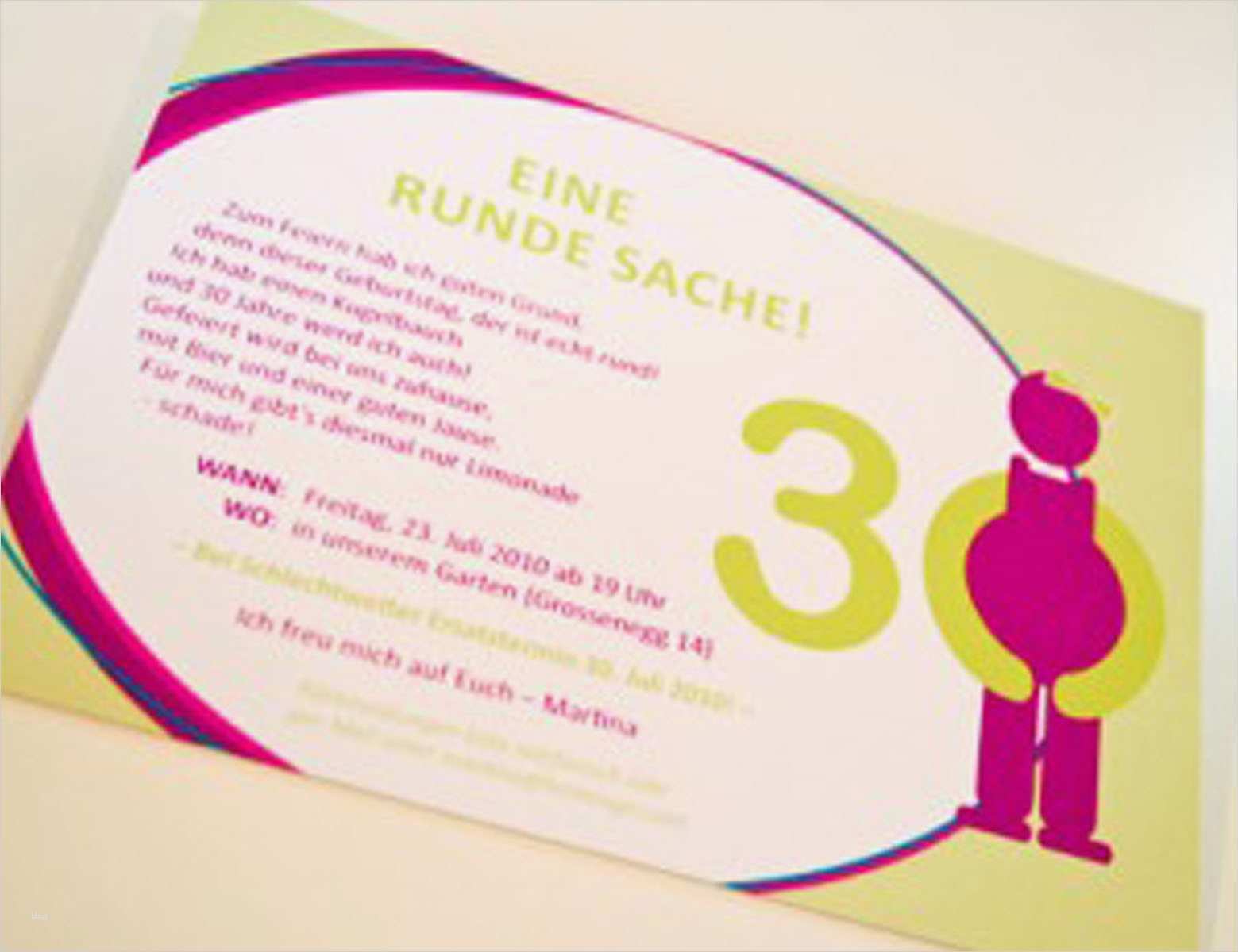 Einladung Zum 30 Geburtstag Vorlagen Elegant Einladung Zum 30 Geburtstag
