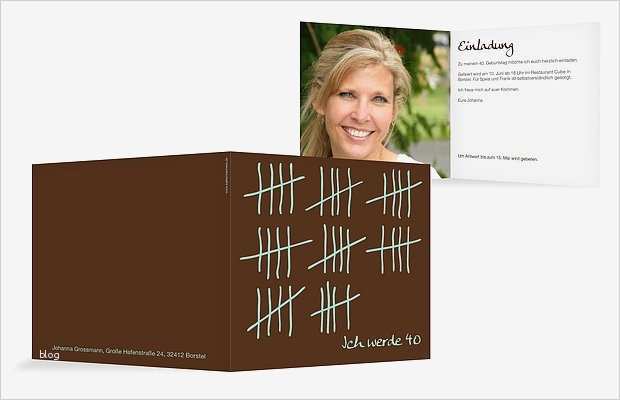 Einladungen 40 Geburtstag Vorlagen Luxus Einladung Zum 40 Geburtstag Einladungskarten Gestalten