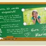 Einladungen Zur Jugendweihe Vorlagen Genial Einladung Einschulung Schulanfang Danksagung Fotokarte