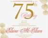 Einladungskarten 75 Geburtstag Vorlagen Wunderbar Einladungskarte Zum 75 Geburtstag