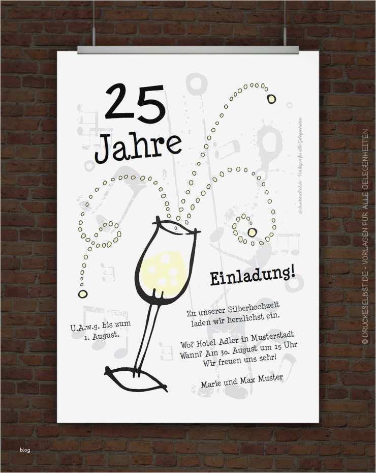 Einladungskarten Silberhochzeit Vorlagen Kostenlos Fabelhaft Drucke Selbst Einladungskarte Zur Silberhochzeit