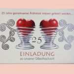 Einladungskarten Silberhochzeit Vorlagen Kostenlos Wunderbar Silberhochzeit Einladungskarten