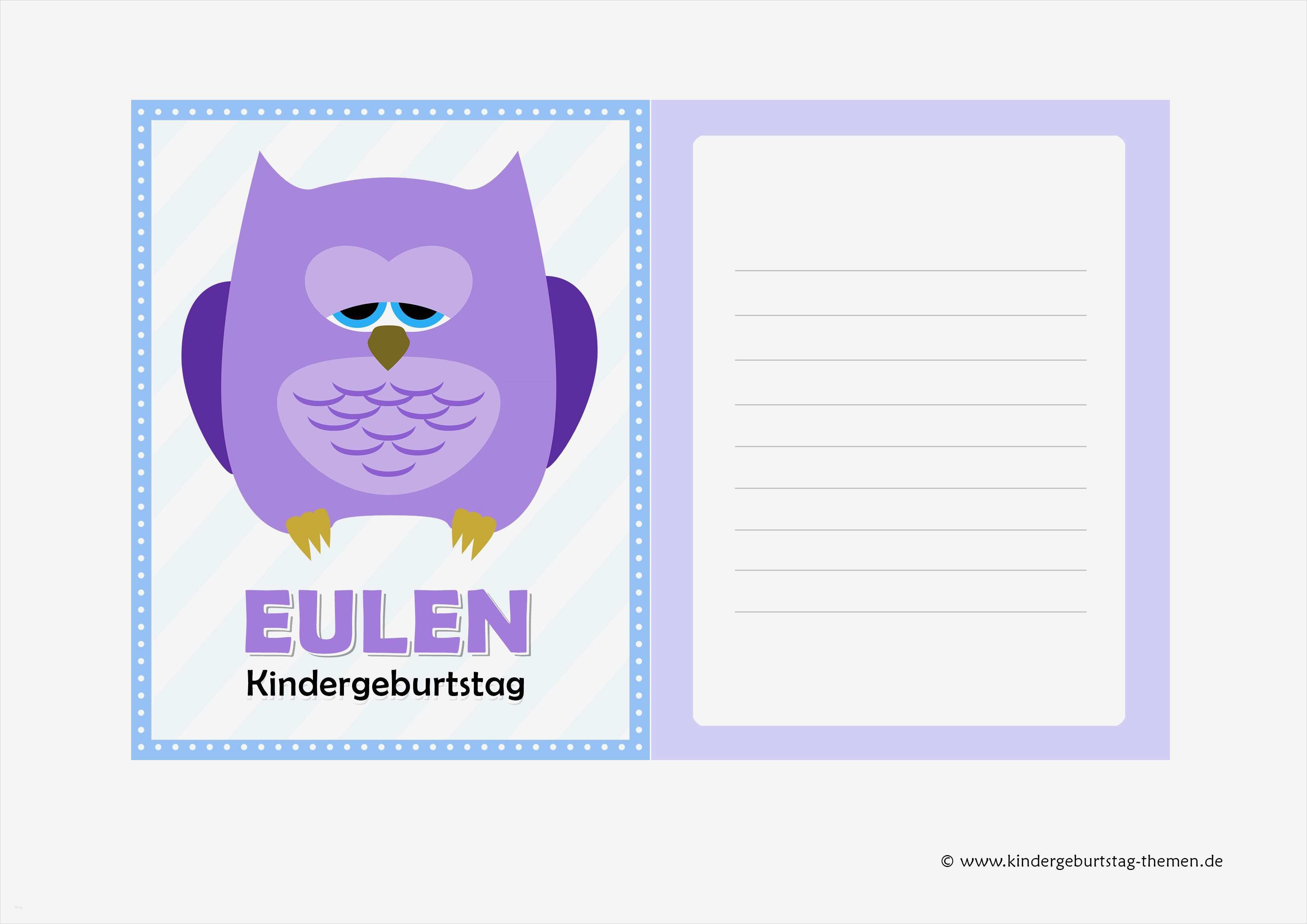 Einladungskarten Vorlagen Kindergeburtstag Beste Einladungskarten Eule Basteln Vorlage ⋆ Geburtstag