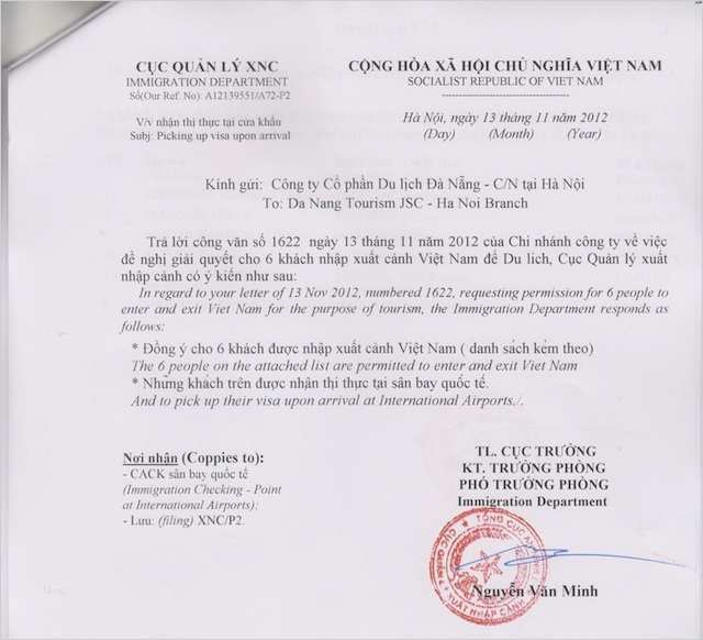 Einladungsschreiben Visum Vorlage Beste Wie Du Ein Visum Für Vietnam Bekommst 101places