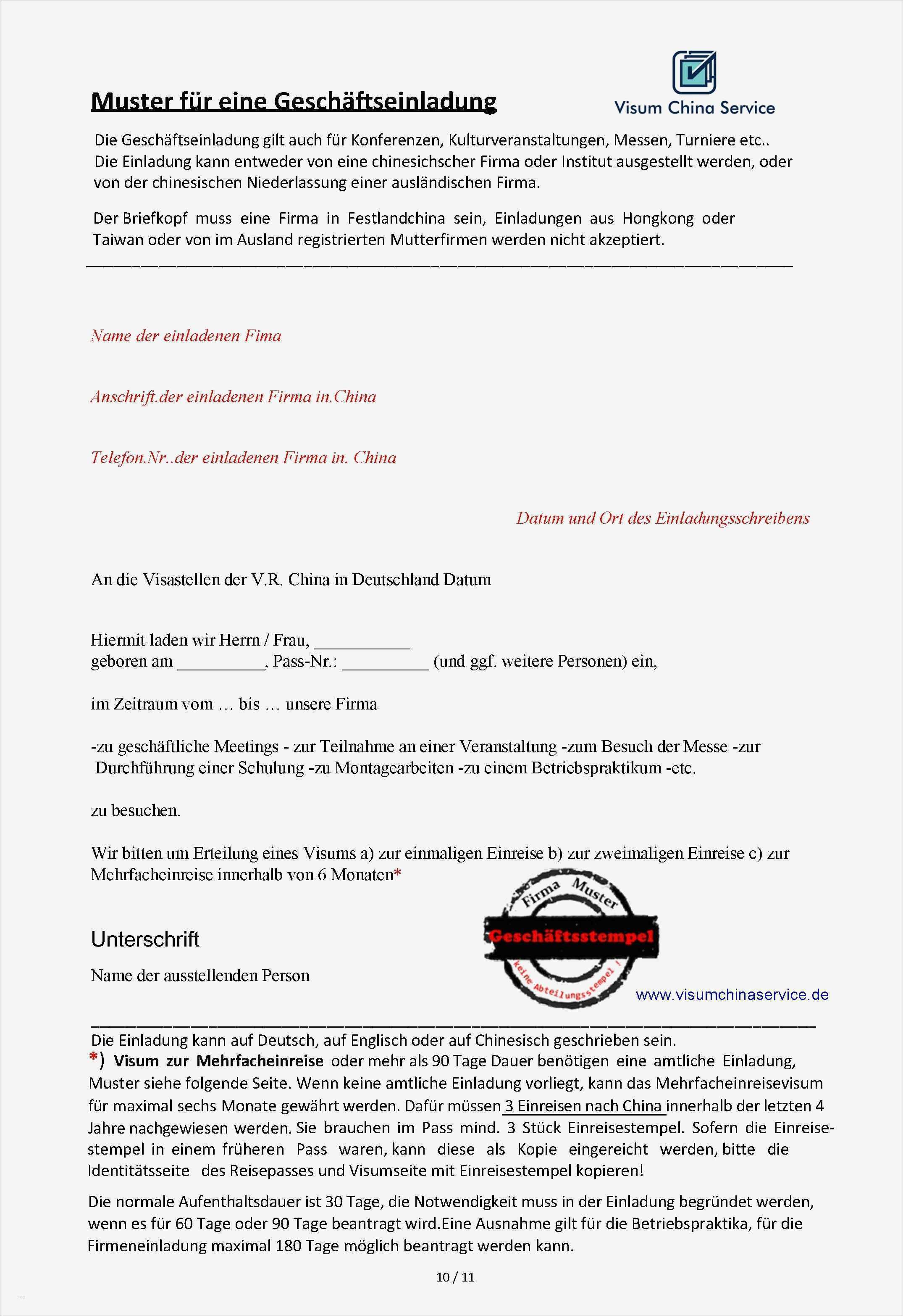 Einladungsschreiben Visum Vorlage Elegant Lovely Einladung Visum