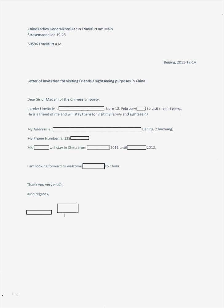 Einladungsschreiben Visum Vorlage Wunderbar Einladung Visum China Gut Einladung China Visum Muster Und