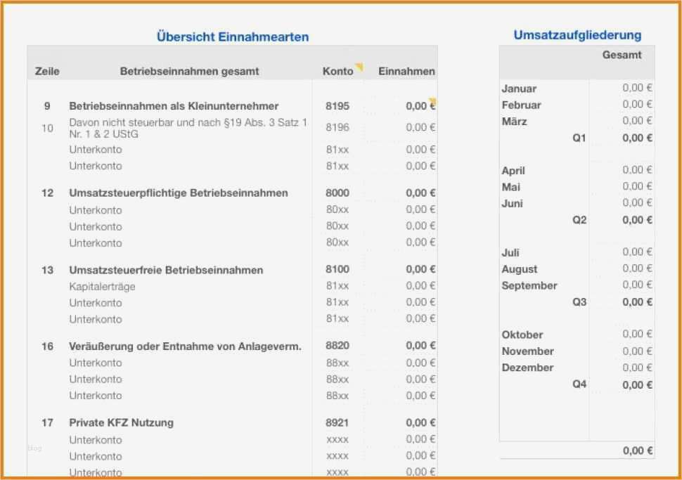 Einnahmen überschuss Rechnung Excel Vorlage Erstaunlich 9 Einnahmen überschuss Rechnung Vorlage