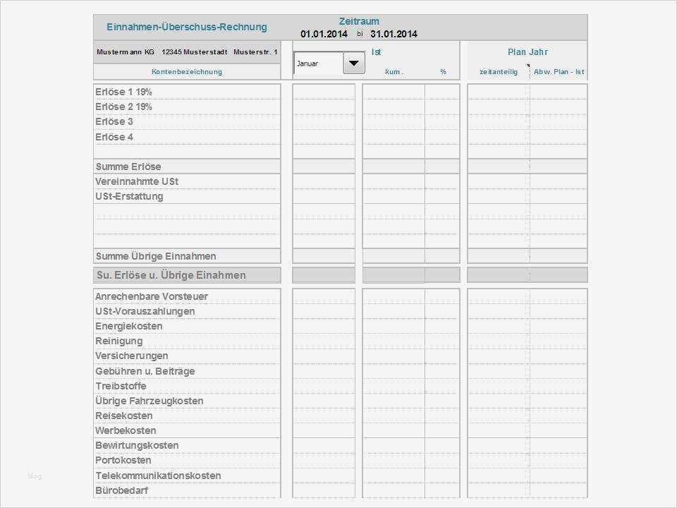 Einnahmen überschuss Rechnung Excel Vorlage Genial Excel Einnahmen Überschuss Rechnung EÜr 2 1