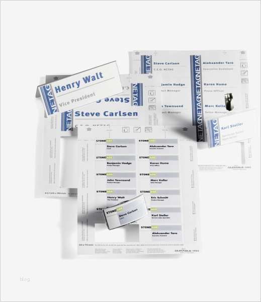 Einsteckschilder Für Hängemappen Vorlage Erstaunlich Badgemaker Einsteckschilder Für Tischnamensschilder 61 X
