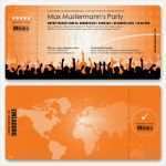 Eintrittskarte Geburtstag Vorlage Schön Einladungskarten Als Eintrittskarte Festivalticket Bestellen