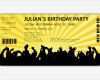 Eintrittskarte Geburtstag Vorlage Wunderbar Einladungskarten Als Ticket Geburtstag Vintage