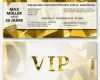 Eintrittskarte Geburtstag Vorlage Wunderbar Einladungskarten Als Vip Eintrittskarte Gold Ab 55 Cent
