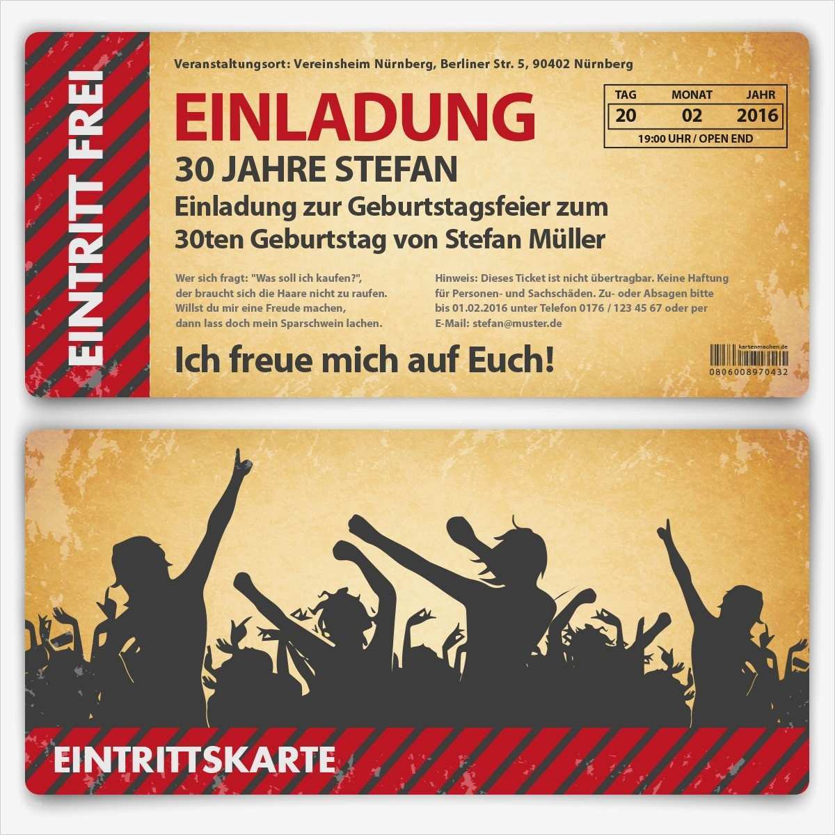 Eintrittskarten Vorlagen Zum Ausdrucken Erstaunlich Geburtstagseinladungskarten Als Party Vintage Ticket