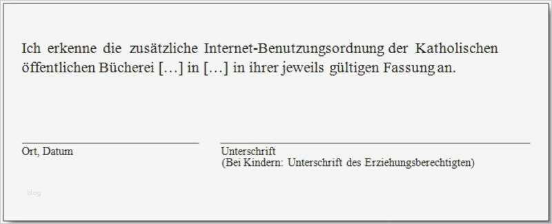 Bücherei Praxishandbuch Einverständniserklärung zur