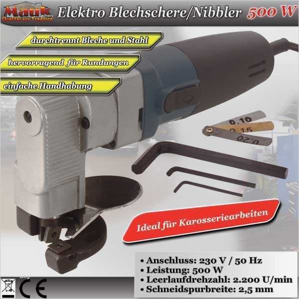Elektro Angebot Vorlage Einzigartig Mauk Elektro Blechschere Nibbler 500 W