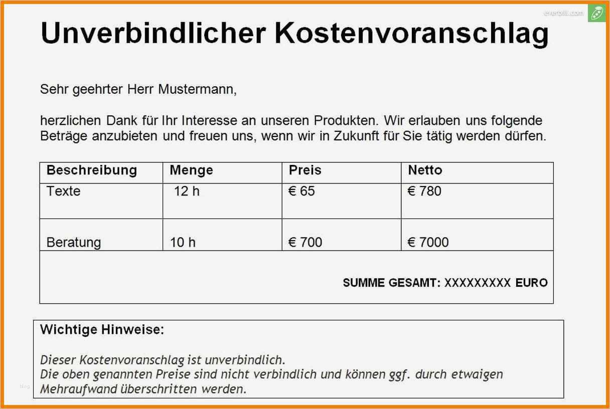 Elektro Angebot Vorlage Süß 6 Angebot Catering Muster
